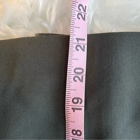 Banana Republic Factory Tie Front Pencil Skirt 2P #258 Green - Picture 6 of 8